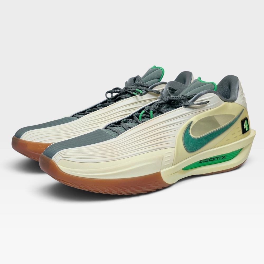 Nike ZoomX GT Cut 3 IH2371-700 Mens Size 18 Cream Green Running Shoes New